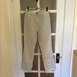 MOTHER Women's Gray The Insider Straight Leg Jeans Sz 30